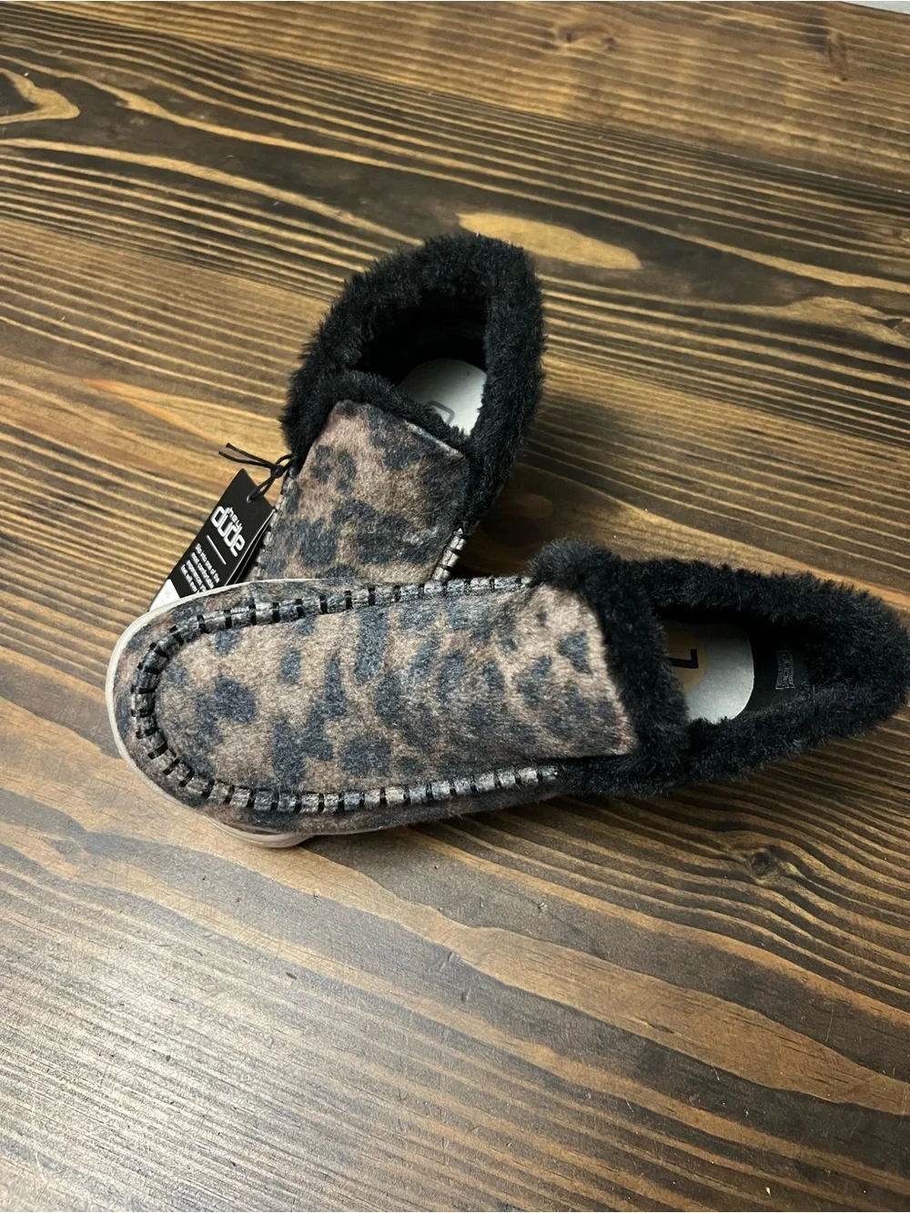 Hey Dude Boot- Size 7 Leopard Print NWT